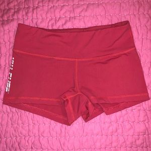 Kill Cliff redline spandex booty shorts Crossfit